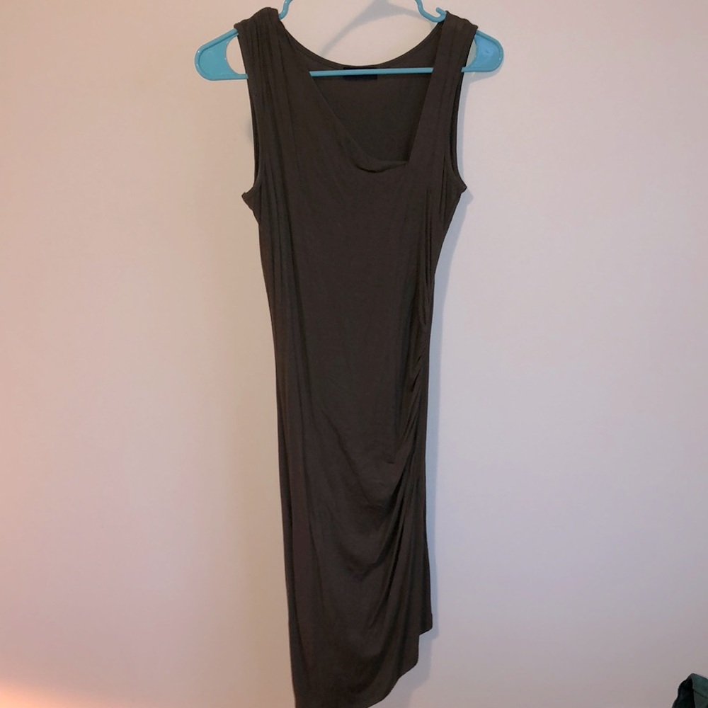 Olive slip dress